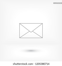 Vector icon mail 10 EPS