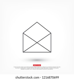Vector icon mail 10 EPS