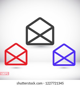 Vector icon mail 10 EPS