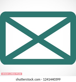 Vector icon mail 10 EPS