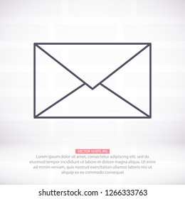 Vector icon mail 10 EPS