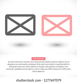 Vector icon mail 10 EPS