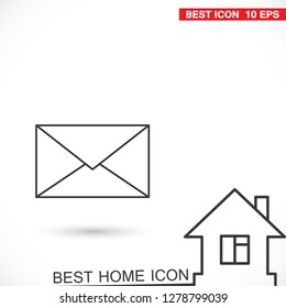 Vector icon mail 10 EPS