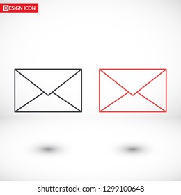 Vector icon mail 10 EPS