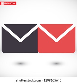 Vector icon mail 10 EPS