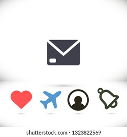 Vector icon mail 10 EPS