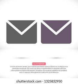 Vector icon mail 10 EPS