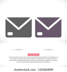 Vector icon mail 10 EPS