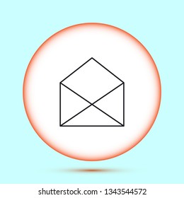 Vector icon mail 10 EPS