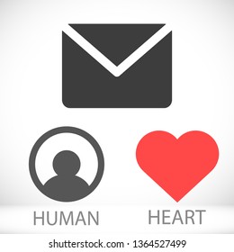 Vector icon mail 10 EPS