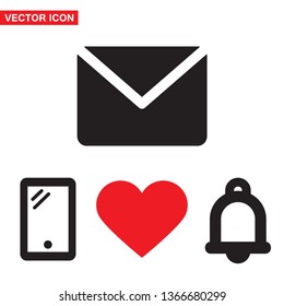 Vector icon mail 10 EPS