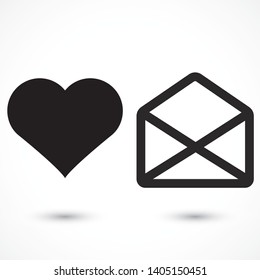 Vector icon mail 10 EPS . Lorem Ipsum Illustration design