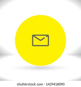 Vector icon mail 10 EPS . Lorem Ipsum Illustration design