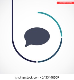 Vector icon mail 10 EPS . Lorem Ipsum Illustration design