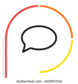 Vector icon mail 10 EPS . Lorem Ipsum Illustration design