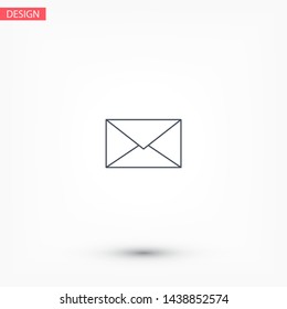 Vector icon mail 10 EPS . Lorem Ipsum Illustration design