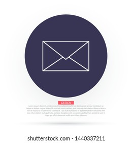 Vector icon mail 10 EPS . Lorem Ipsum Illustration design