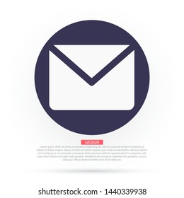 Vector icon mail 10 EPS . Lorem Ipsum Illustration design