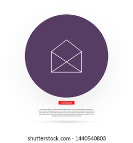 Vector icon mail 10 EPS . Lorem Ipsum Illustration design