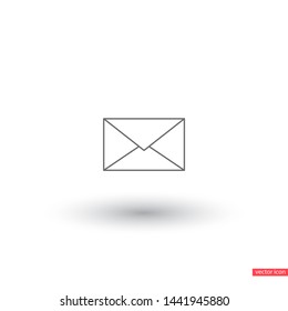 Vector icon mail 10 EPS . Lorem Ipsum Illustration design