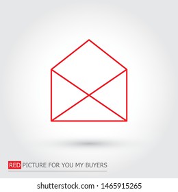 Vector icon mail 10 EPS . Lorem Ipsum Illustration design
