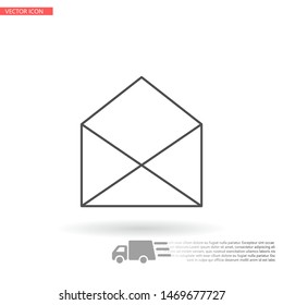 Vector icon mail 10 EPS . Lorem Ipsum Illustration design