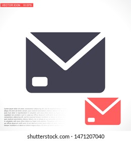 Vector icon mail 10 EPS . Lorem Ipsum Illustration design