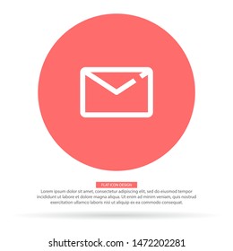 Vector icon mail 10 EPS . Lorem Ipsum Illustration design