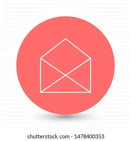 Vector icon mail 10 EPS . Lorem Ipsum Illustration design