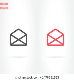 Vector icon mail 10 EPS . Lorem Ipsum Illustration design