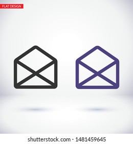Vector icon mail 10 EPS