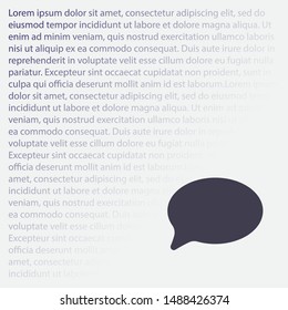 Vector icon mail 10 EPS . Lorem Ipsum Illustration design