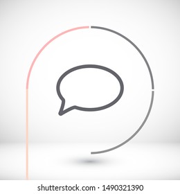 Vector icon mail 10 EPS . Lorem Ipsum Illustration design