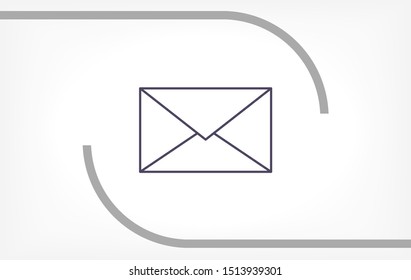 Vector icon mail 10 EPS . Lorem Ipsum Illustration design