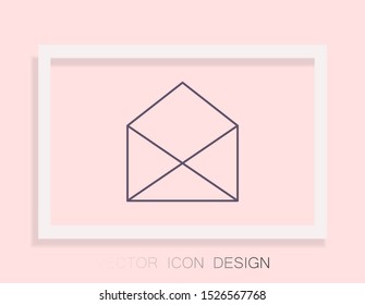 Vector icon mail 10 EPS . Lorem Ipsum Illustration design