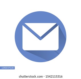 Vector icon mail 10 EPS . Lorem Ipsum Illustration design
