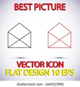 Vector icon mail 10 EPS . Lorem Ipsum Illustration design