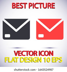 Vector icon mail 10 EPS . Lorem Ipsum Illustration design