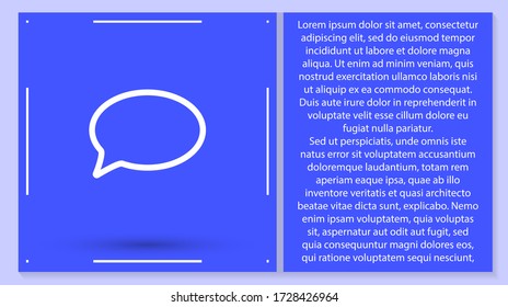 Correo del icono del vector 10 EPS . Lorem Ipsum Diseño de ilustración