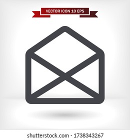 Vector icon mail 10 EPS . Lorem Ipsum Illustration design
