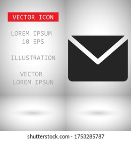 Correo del icono del vector 10 EPS . Lorem Ipsum Diseño de ilustración