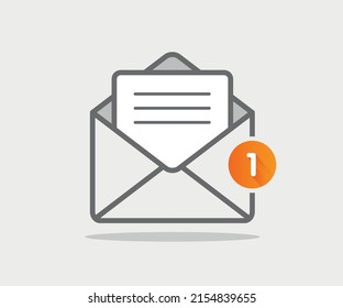 Vector Icon mail document letter