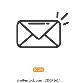 Vector Icon Of Mail. New Mail Icon