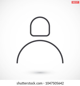 Vector icon man 10 EPS