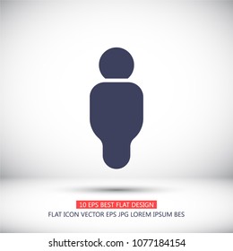 Vector icon man 10 EPS