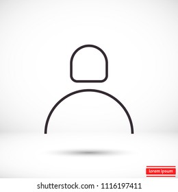 Vector icon man 10 EPS