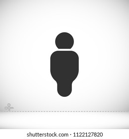 Vector icon man 10 EPS
