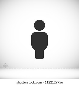 Vector icon man 10 EPS