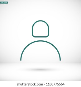 Vector icon man 10 EPS