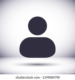 Vector icon man 10 EPS